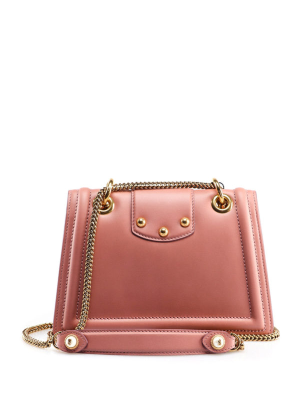 Amore pink leather shoulder bag