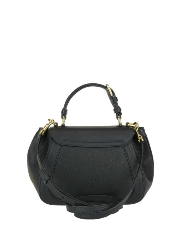 iKRIX DOLCE & GABBANA: shoulder bags - Wifi black grainy leather bag