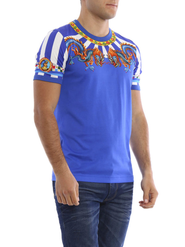 iKRIX DOLCE & GABBANA: t-shirts - Chinese dragons print T-shirt