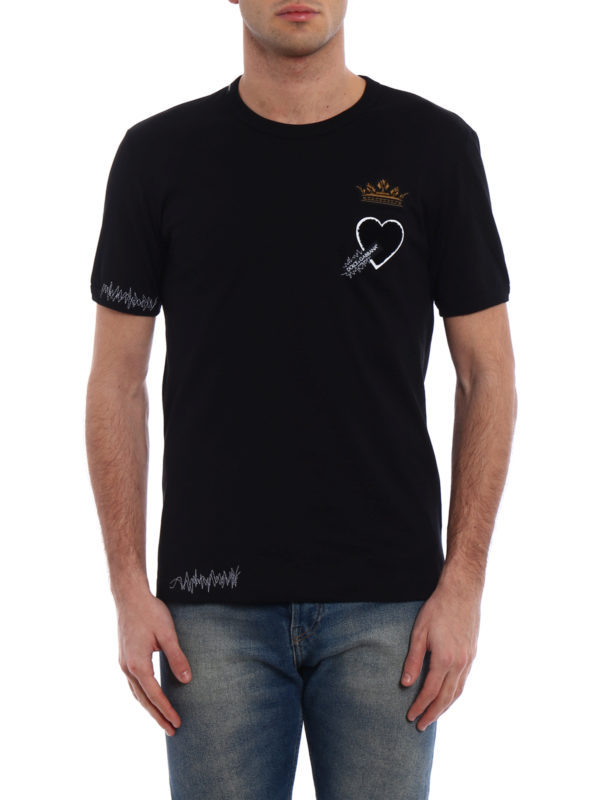iKRIX DOLCE & GABBANA: T-shirts - T-Shirt - Schwarz