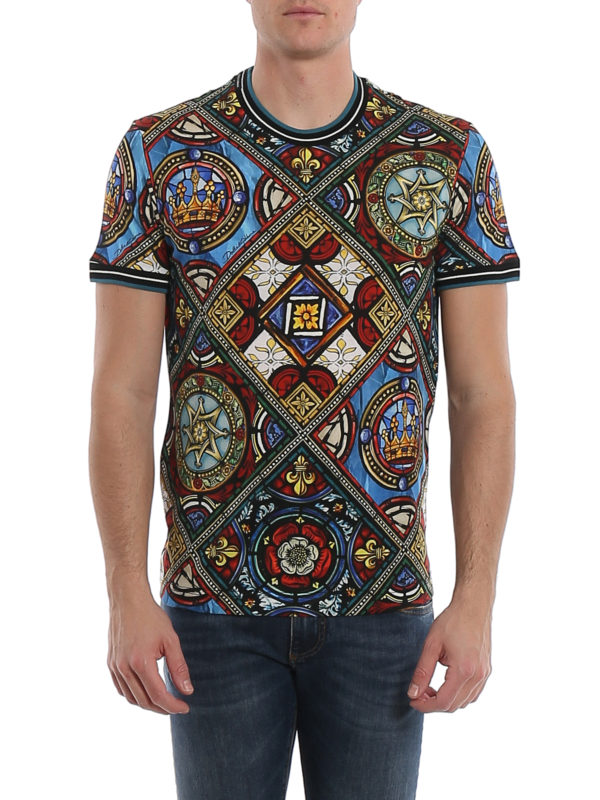 Dolce & Gabbana プリント Tシャツ マルチカラー Dolce & Gabbana Tシャツ - マルチカラー | G8KC0TFS7TUHH95C