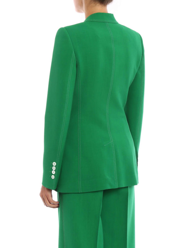 iKRIX DOLCE & GABBANA: Vestes de costume - Blazer Ajustée Vert  Pour Femme