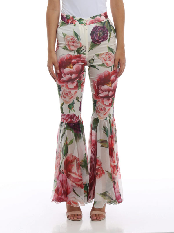 iKRIX DOLCE & GABBANA: Pantalons élégants - Pantalon Couturier - À Motif
