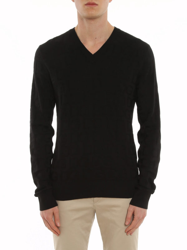 iKRIX DOLCE & GABBANA: v necks - Silk jumper
