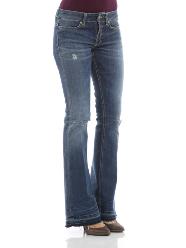 iKRIX DONDUP: bootcut jeans - Neon jeans