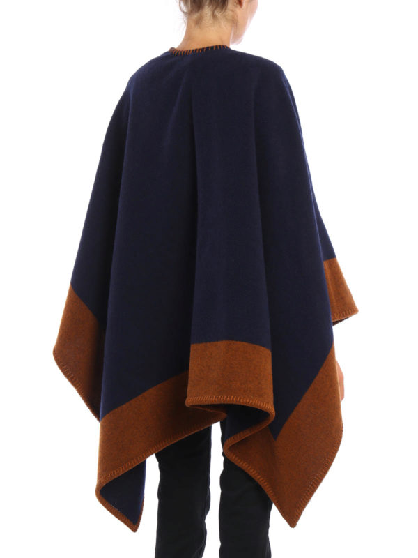 iKRIX DONDUP: Capes & Ponchos - Cape & Poncho Fur Damen - Blau
