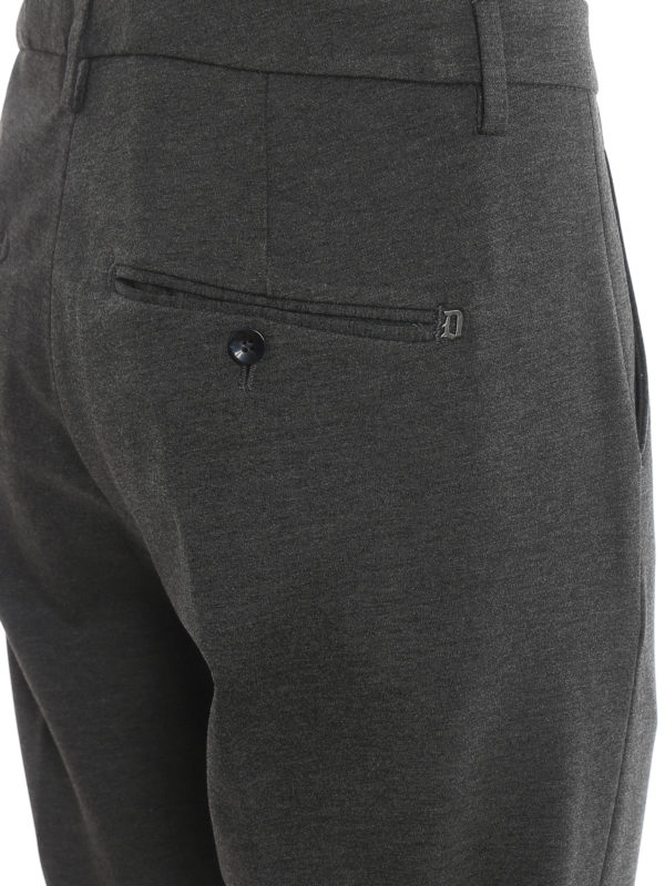 iKRIX DONDUP: casual trousers - Gaubert jersey chino trousers