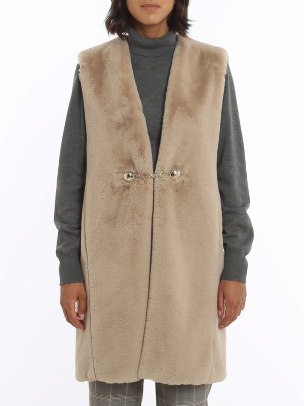 iKRIX DONDUP: Pelz und Shearling - Pelz - Hellbeige