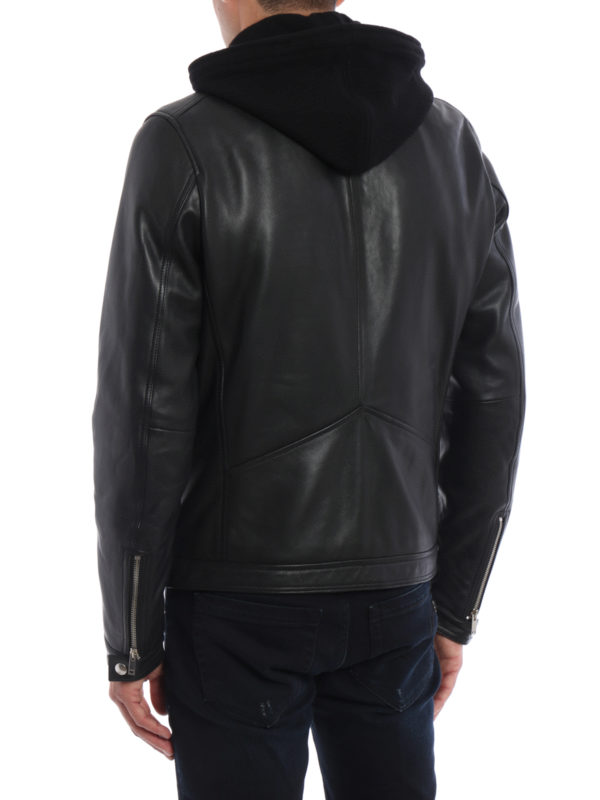iKRIX DONDUP: leather jacket - Lambskin Biker jacket