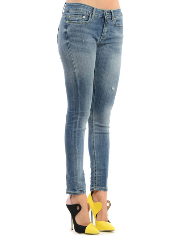 iKRIX DONDUP: Jeans pitillos - Vaqueros Pitillos Newlong - Claro