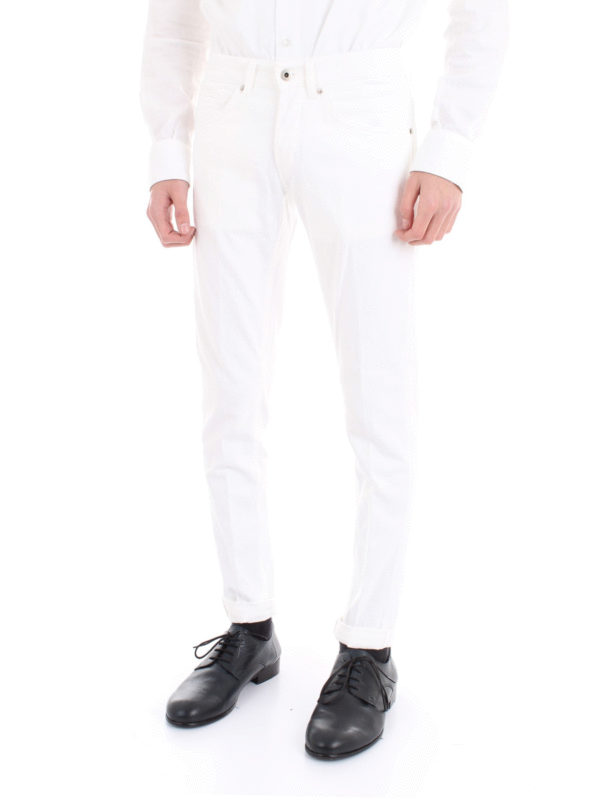 iKRIX DONDUP: jeans dritti, a sigaretta - Jeans slim bianchi