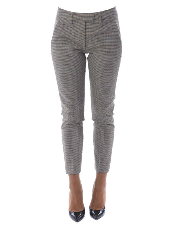 iKRIX DONDUP: Tailored & Formal trousers - Micro check wool Perfect trousers