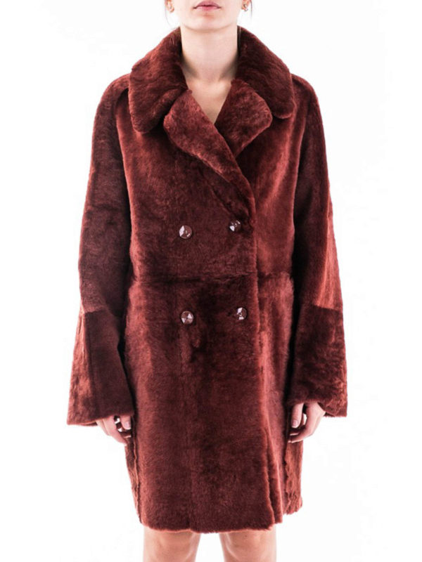 iKRIX Drome: Fur & Shearling Coats - Reversible shearling fur coat