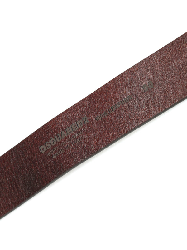 iKRIX DSQUARED2: Cinturones - Cinturón Marrón Para Hombre