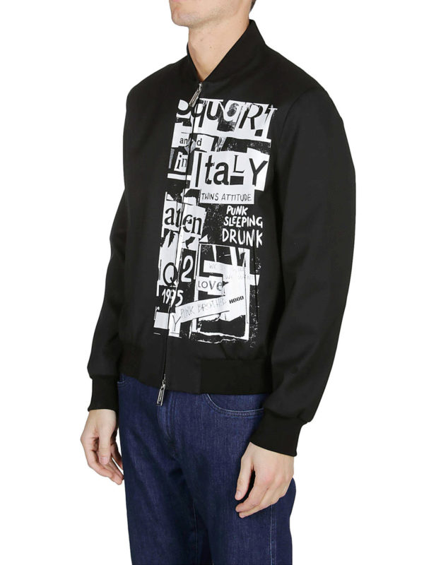 iKRIX DSQUARED2: ボンバージャケット - ボンバージャケット - Chic Stretch