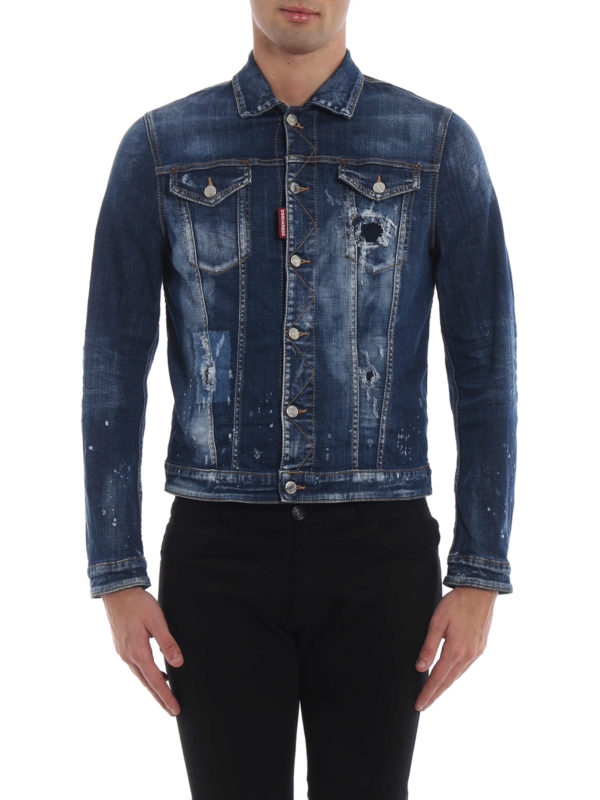 iKRIX DSQUARED2: デニムジャケット - デニムジャケット - デニム