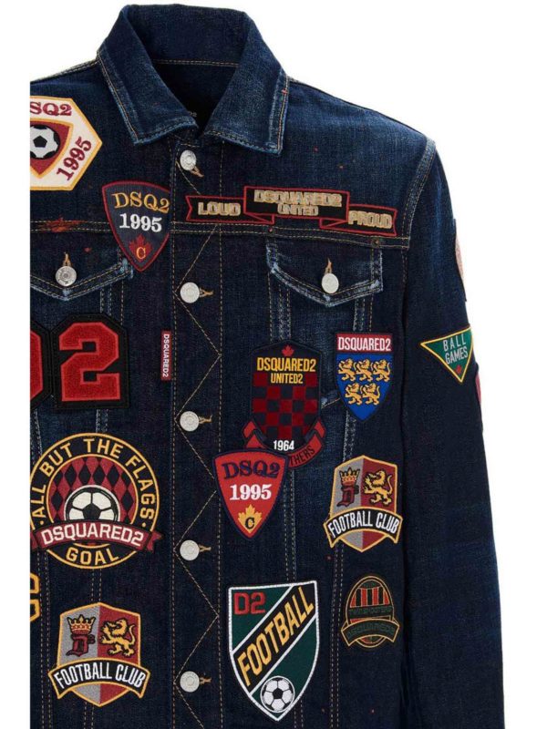 iKRIX DSQUARED2: Jeansjacken - Jeansjacke - Blau