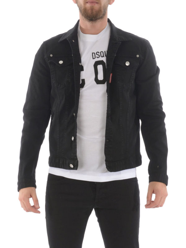 iKRIX DSQUARED2: denim jacket - Icon stretch denim jacket