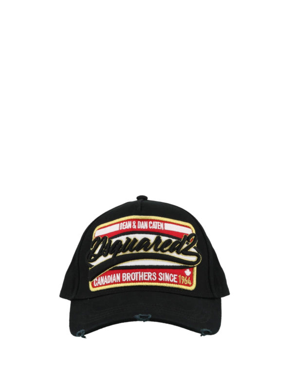 iKRIX DSQUARED2: hats & caps - Canadian Brothers black baseball cap