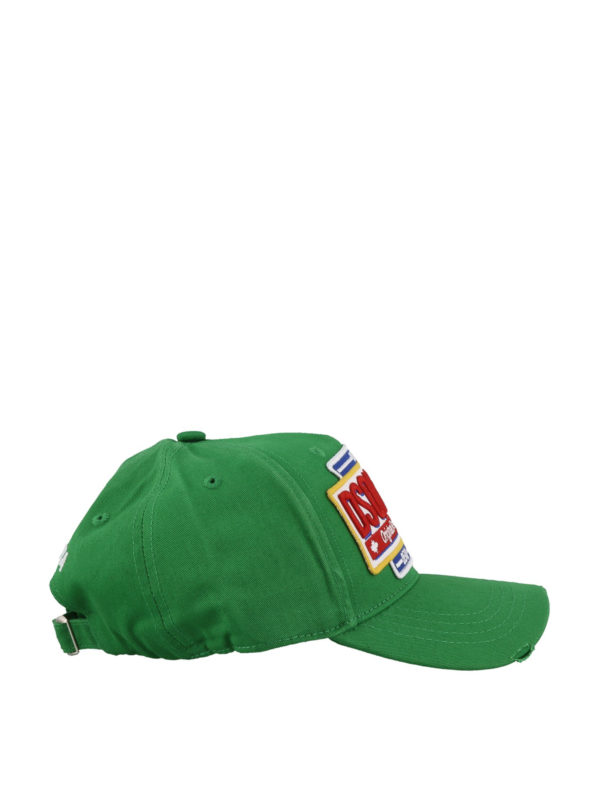 iKRIX DSQUARED2: hats & caps - Dean & Dan Brothers green baseball cap