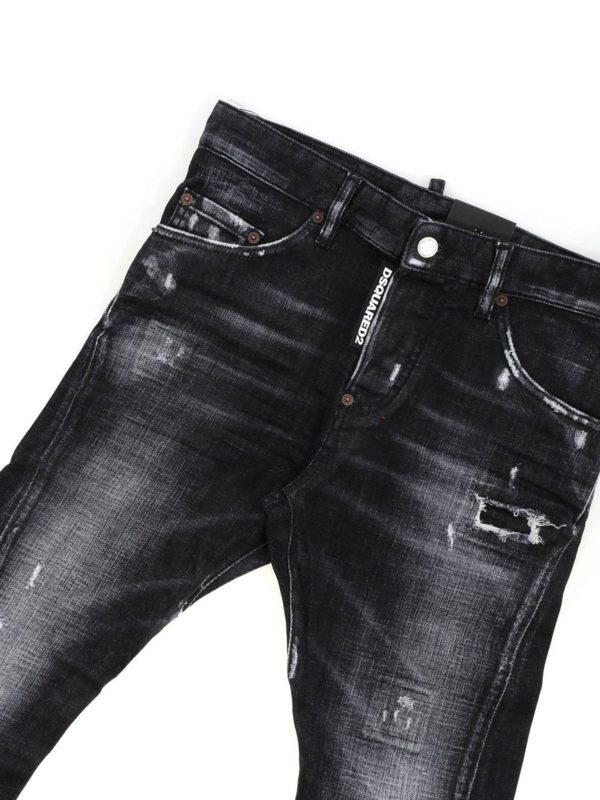 iKRIX DSQUARED2: Jeans - Vaqueros Rectos - Negro