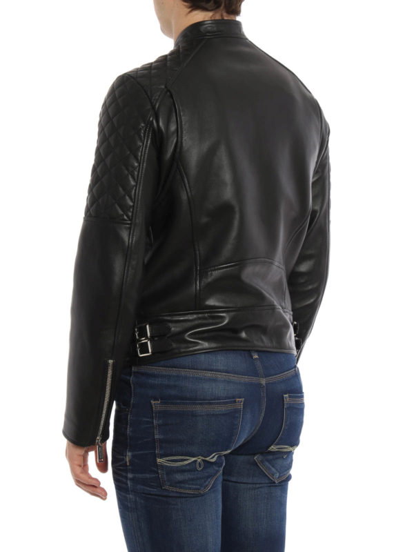 iKRIX DSQUARED2: Lederjacken - Biker leather jacket