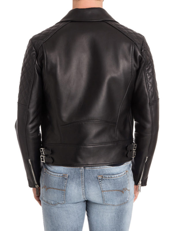 iKRIX DSQUARED2: Chaquetas de cuero - Chaqueta De Cuero - Negro