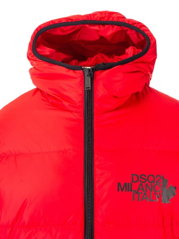 iKRIX DSQUARED2: Kurze Daunenjacken - Daunenmantel - Rot