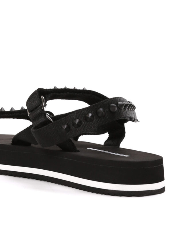 iKRIX DSQUARED2: sandals - Studded velcro sandals