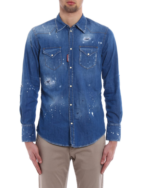 iKRIX DSQUARED2: Hemden - Hemd - Jeansblau