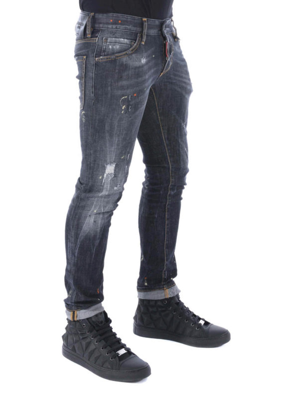 Dsquared2 Clement skinny jeans Dark Wash S71LB0017S30357900 - Main Image