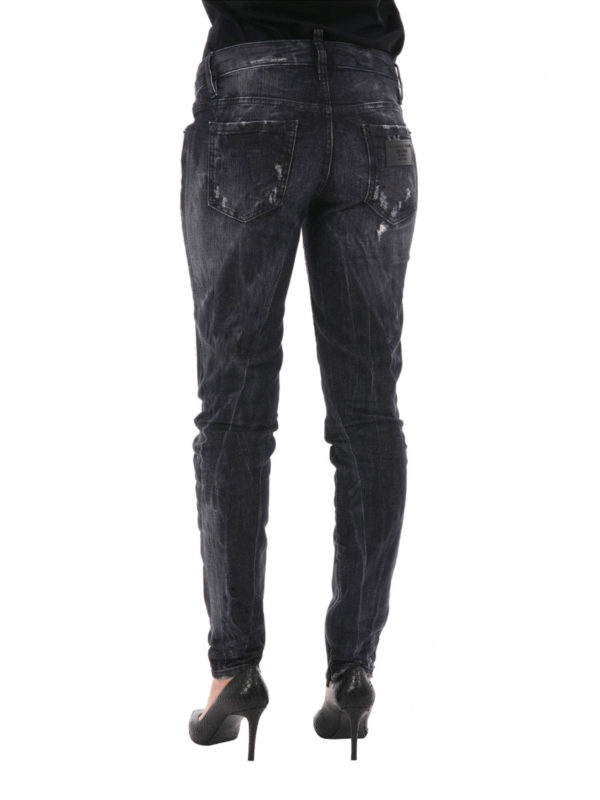 iKRIX DSQUARED2: jeans skinny - Jeans skinny strappati