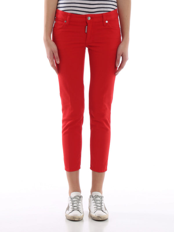 iKRIX DSQUARED2: Jeans Rectos - Vaqueros Rectos - Rojo