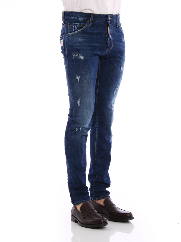 iKRIX DSQUARED2: straight leg jeans - Ripped jeans