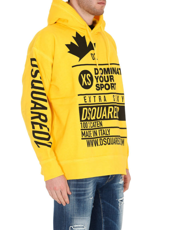 iKRIX DSQUARED2: Sweatshirts & Pulls - Sweat-Shirts - Jaune