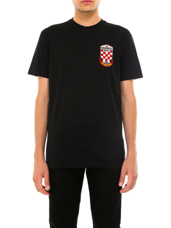 iKRIX DSQUARED2: t-shirts - 1964 logo patch T-shirt