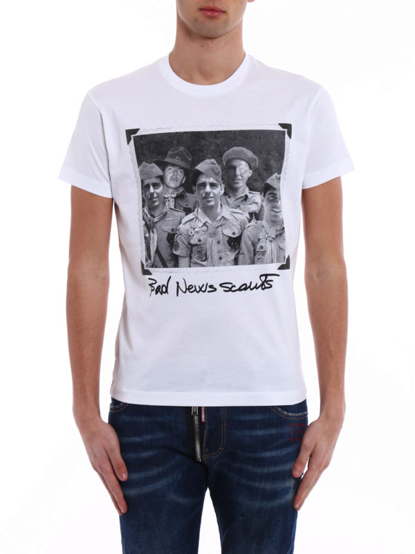 iKRIX DSQUARED2: t-shirts - Bad News Scouts print T-shirt