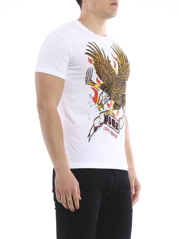 iKRIX DSQUARED2: t-shirts - Eagle printed t-shirt