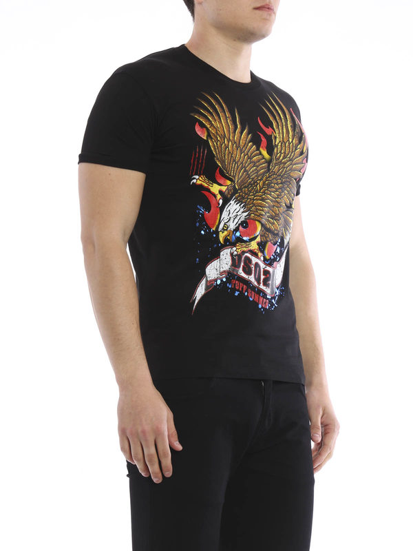iKRIX DSQUARED2: t-shirts - Eagle printed t-shirt