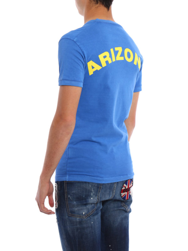 iKRIX DSQUARED2: t-shirts - Garment dyed V-neck Tee