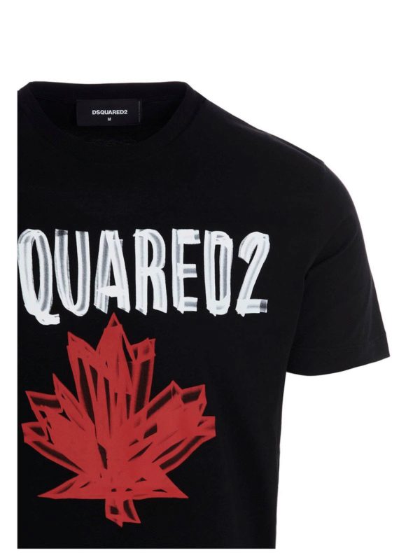 iKRIX DSQUARED2: t-shirts - T-shirt with print in black