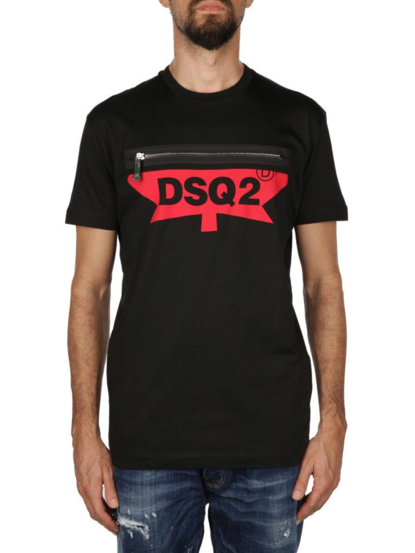 Tシャツ・カットソー D SQUARED2 FW23 LOGO PRINT T-SHIRT (S74GD1185_S22427100) 19385227_42622161_600.jpg
