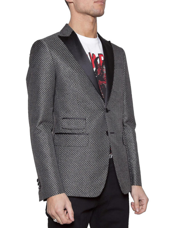 iKRIX DSQUARED2: テーラードジャケット - テーラードジャケット - 黒