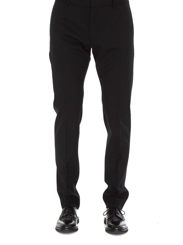iKRIX DSQUARED2: Pantaloni sartoriali - Pantaloni in lana stretch