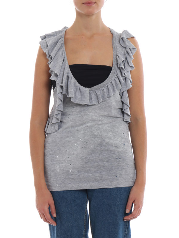 iKRIX DSQUARED2: Tops und Tank Tops - Top - Grau