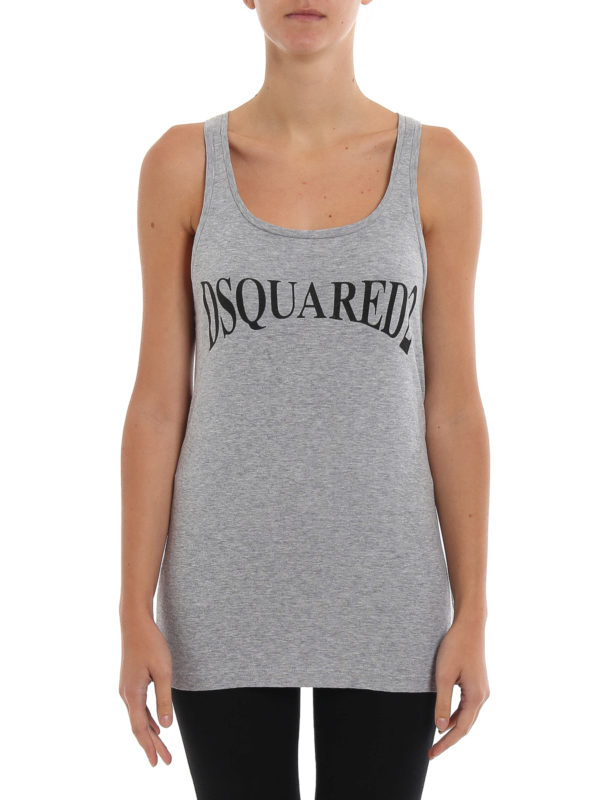 iKRIX DSQUARED2: Tops & Tank tops - Melange grey over top