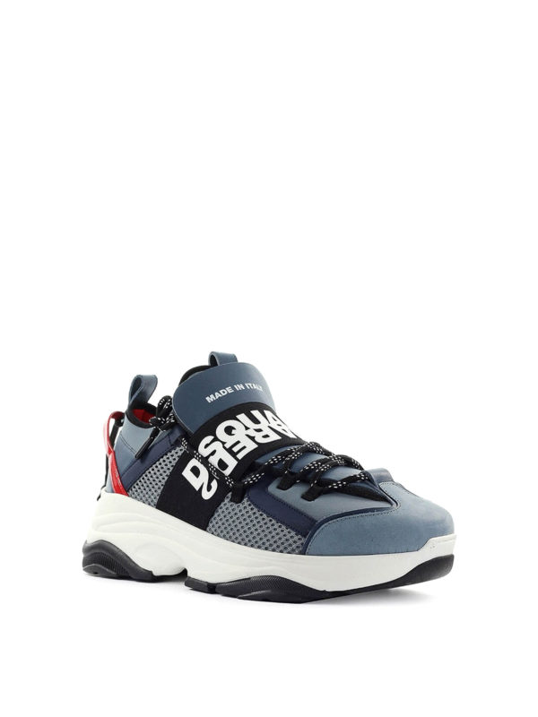 iKRIX DSQUARED2: trainers - Bumpy logo band sneakers