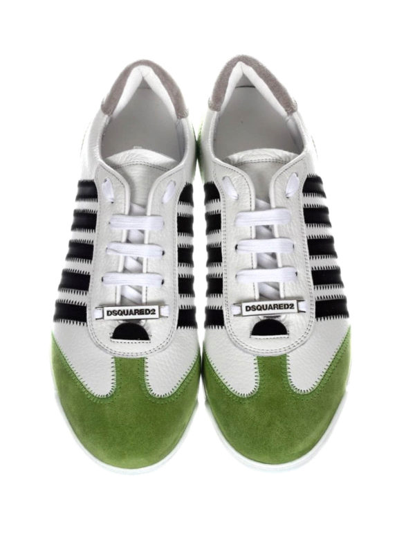 iKRIX DSQUARED2: sneakers - New Runner con dettagli verdi