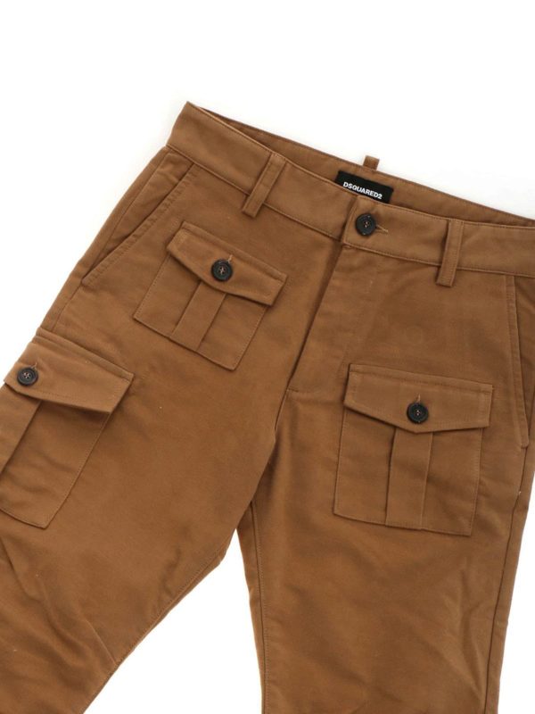 iKRIX DSQUARED2: trousers - Pockets pants in brown