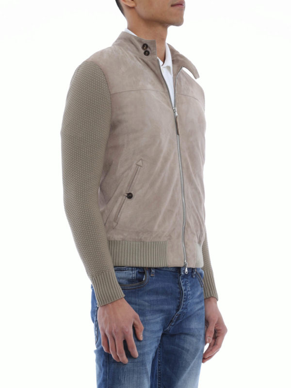 iKRIX ELEVENTY: leather jacket - Suede jacket